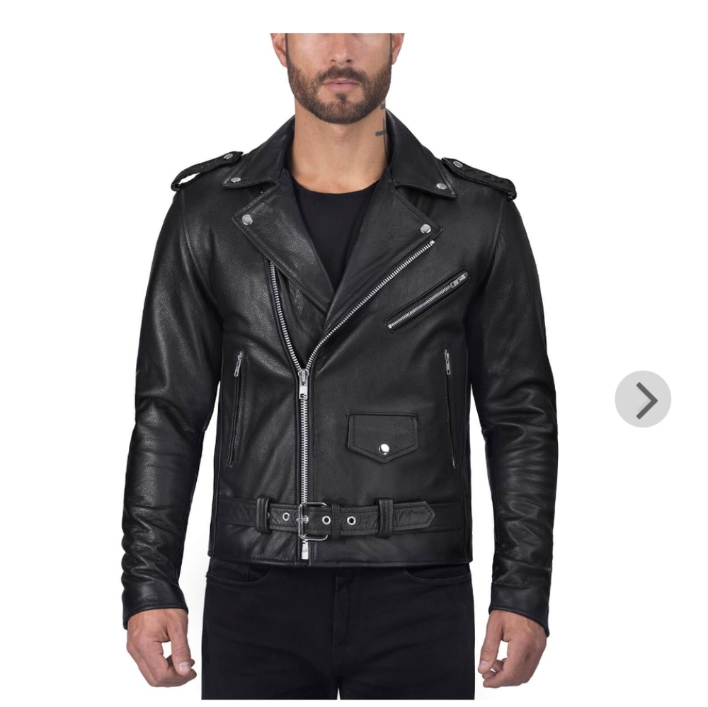 Viking Cycle Leather Motorcycle Jacket Custom